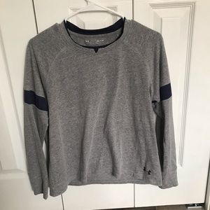 Under armour long sleeve grey shirt